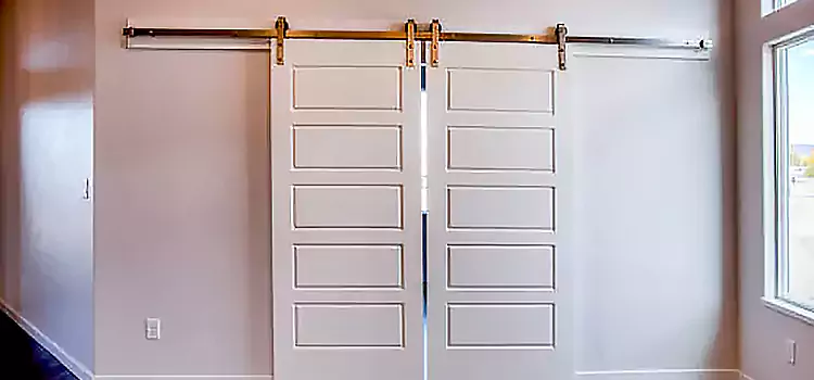 Glass Barn Door with Installation Hardware Kit North Fort Myers