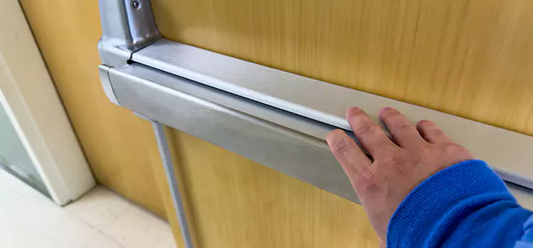 Installing a Push Bar on a Door North Fort Myers